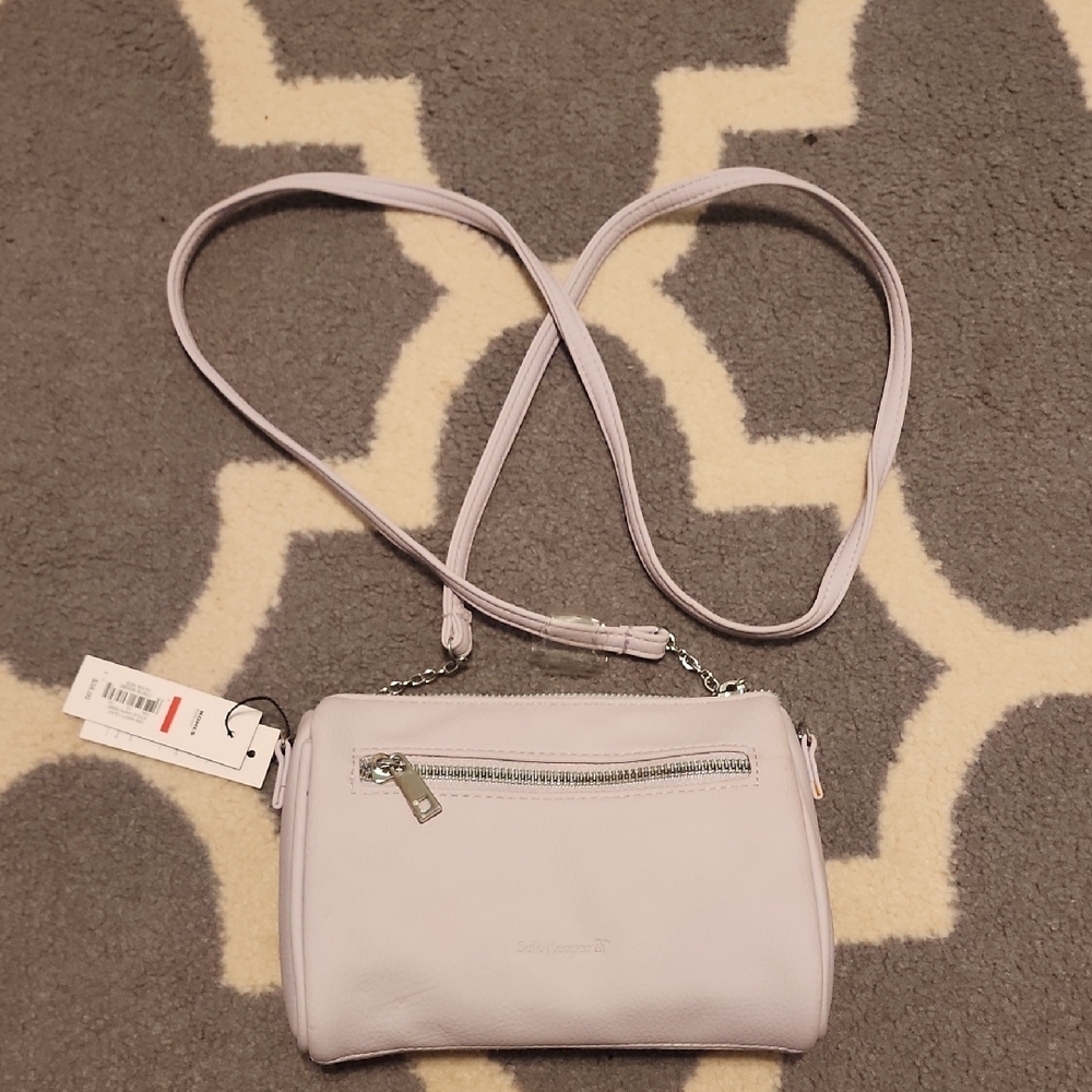 NWT Apt. 9 Misty Lilac Crossbody Bag Wallet with RFID-Blocking Technology